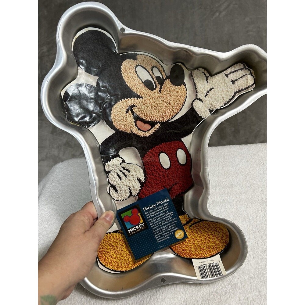 Vintage 1995 Wilton Mickey Mouse Cake Pan With Original Insert Instructions!